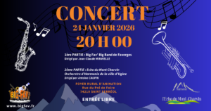 Concert avec L'harmonie d'Ugine @ Saint-Ferréol